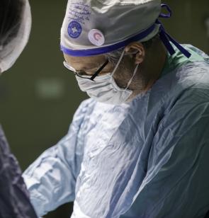 Internvención quirúrgica en Gaza